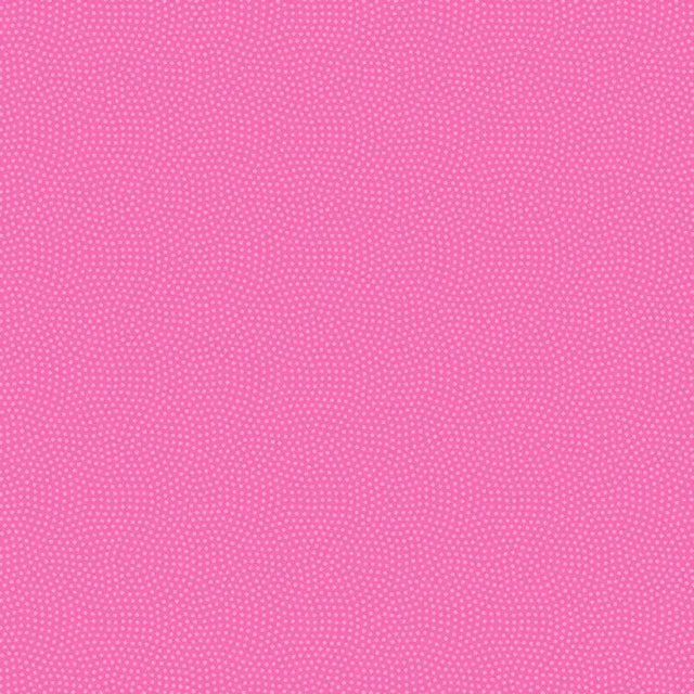 Cotton Print Pink Spin Carnation Fabric 44/45"