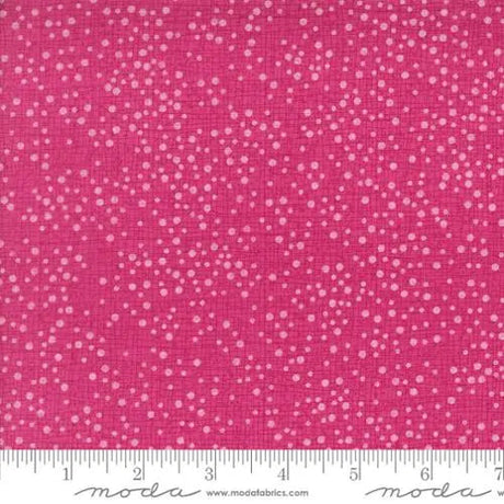Cotton Fabric Pink Superbloom Dotty Thatched 44/45