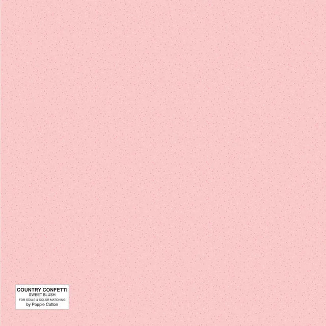 Pink Sweet Blush Cotton Fabric 44/45" Per Yard
