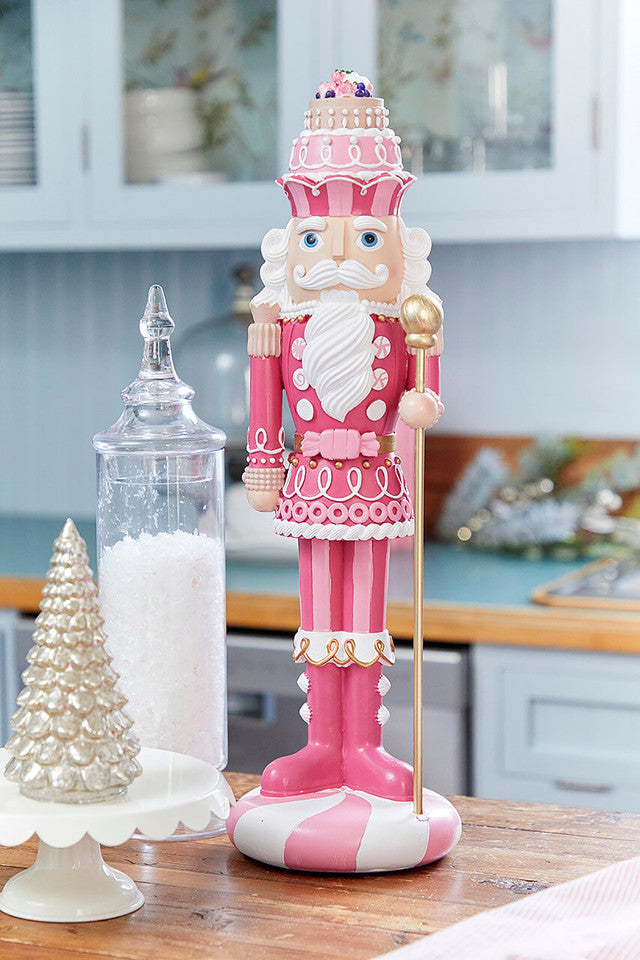 Pink Sweet Shoppe Nutcracker Candy Themed Christmas Holiday Decor