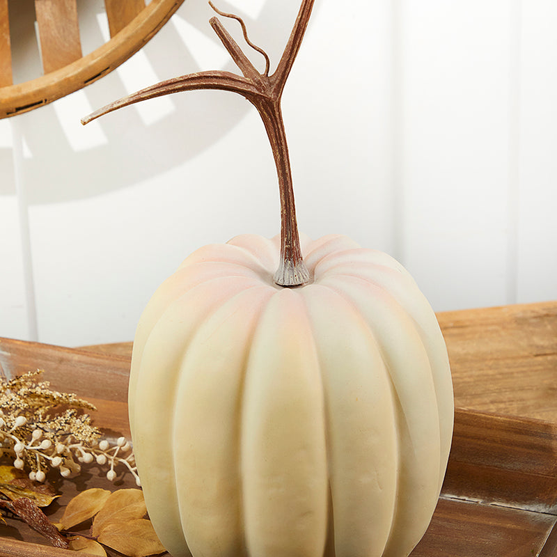 7.5" x 7.5" Latex Harvest Pumpkin with Vine