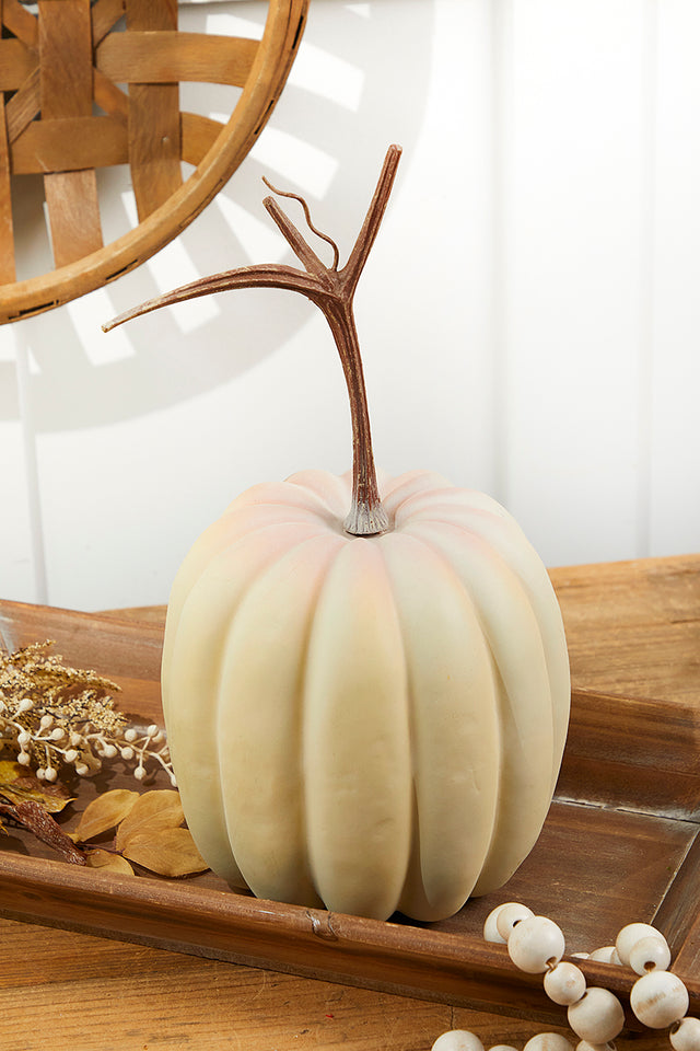 7.5" x 7.5" Latex Harvest Pumpkin with Vine