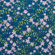 Swim Knit Nylon Spandex Pink Ditsy Floral 4-Way Stretch