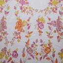 1 yarda de tela de encaje de tul con diseño floral con brillo multicolor, 58" de ancho