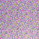 Swim Knit Polyester Spandex Pink Lemonade Floral 4-Way Stretch UPF 40+