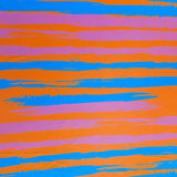 Swim Knit Poly Spandex Bright Stripes