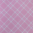 Swim Knit Pink Picnic Check Poly Spandex 4-Way Stretch