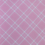 Swim Knit Pink Picnic Check Poly Spandex 4-Way Stretch