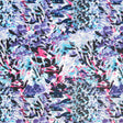 Swim Knit Poly Spandex Abstract Floral Print
