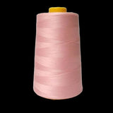 6000 Yard Sewing Thread Spun Polyester Fabric - All Purpose Overlock Cone, Baby Blue, 6000 Yards