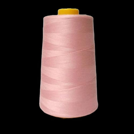 6000 Yard Sewing Thread Spun Polyester Fabric - All Purpose Overlock Cone, Baby Blue, 6000 Yards