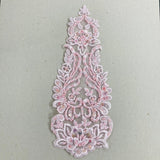 Beaded Lace Medallion Applique