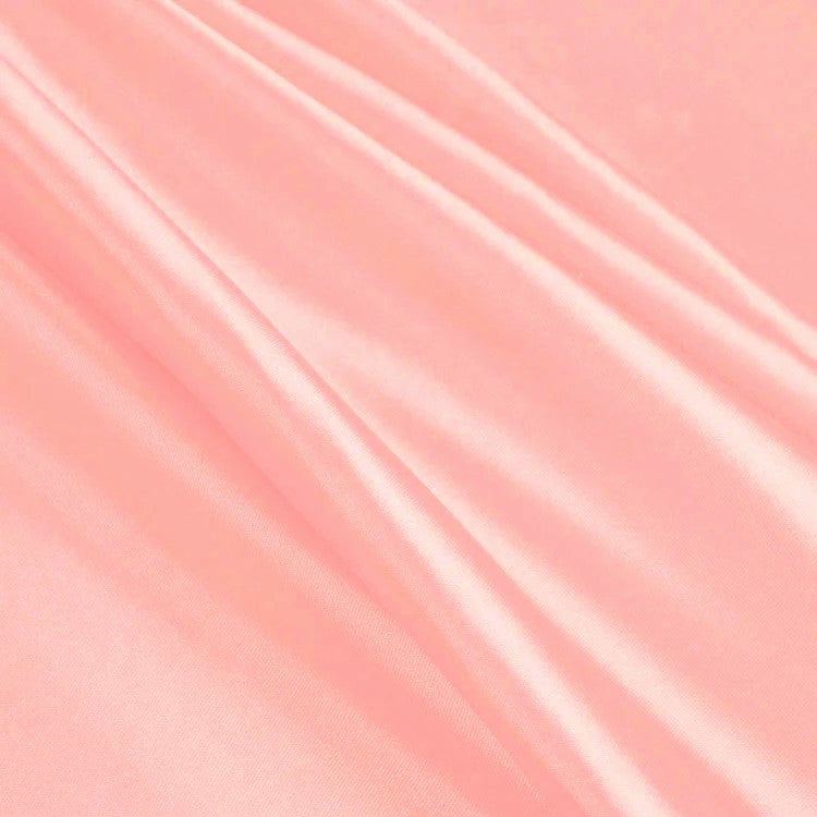Shiny Satin Stretch Polyester Spandex Fabric - Pastel Colors, Medium-Heavy Weight, 58-60" Width