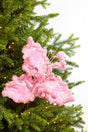 10" Pink Holly Stem