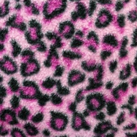 Leopard Print Fleece Fabric 60" Wide