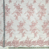 Corded Floral Lace Fabric 53" Wide