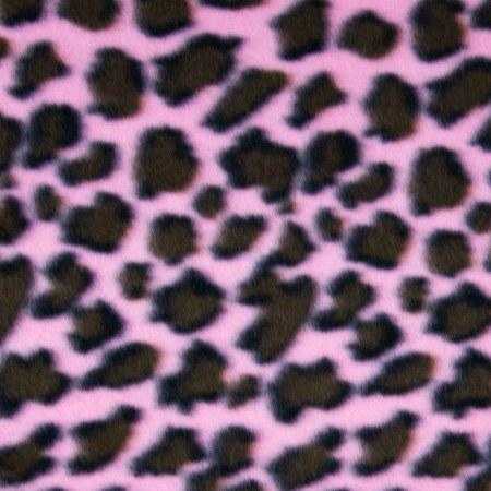 Leopard Print Polar Fleece Fabric - Leopard Print, 60" Width (1 Yard)