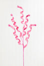 30" Glossy Frizzy Curly Ball Spray - Pink