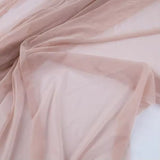 High-elastic Ultrafine Power mesh Nylon Net fabric Nude Flesh color 4 Way Stretch Spandex Mesh Underwear Stockings Knit BY YARD