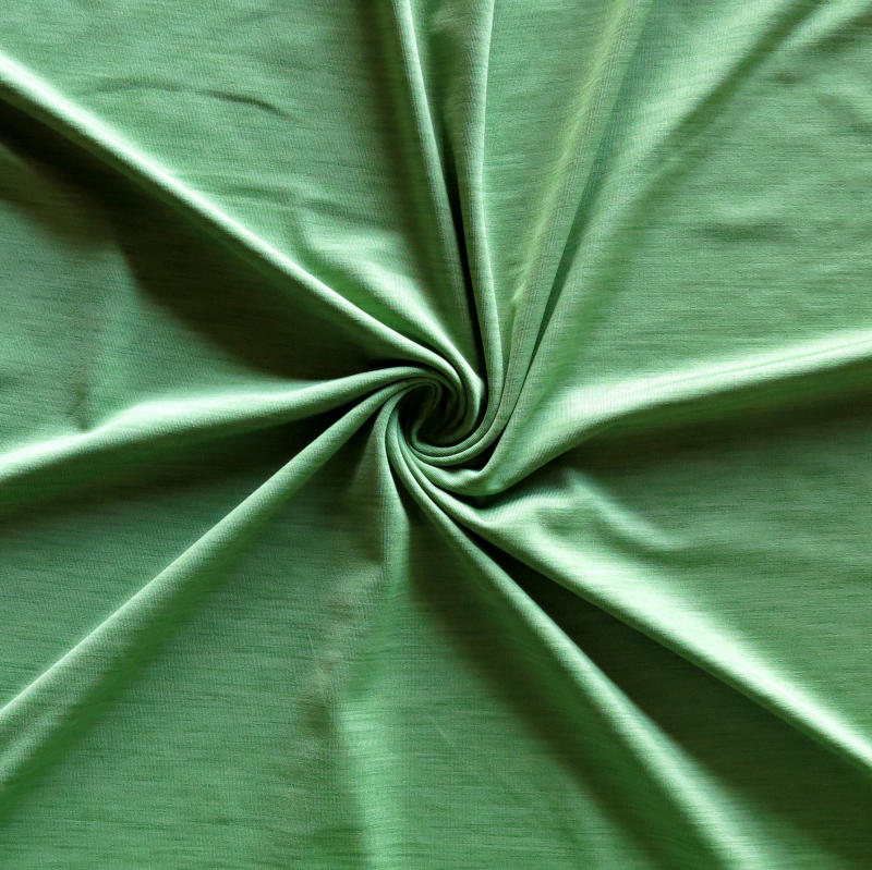 Poly Spandex Jersey Knit Fabric Pistachio Dry Flex Marl