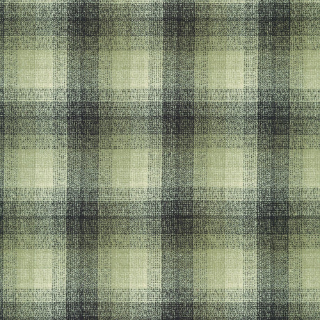 Flannel Fabric Plaid Olive Medium Weight Robert Kaufman