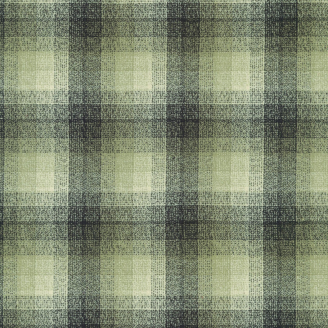 Flannel Fabric Plaid Olive Medium Weight Robert Kaufman