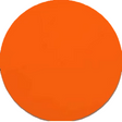 Plain Heat Transfer Vinyl - Tangerine, Hot Peel, 20" Width (1 Foot)
