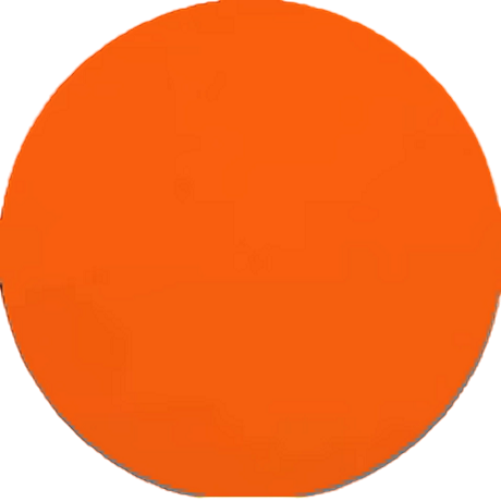 Plain Heat Transfer Vinyl - Tangerine, Hot Peel, 20" Width (1 Foot)