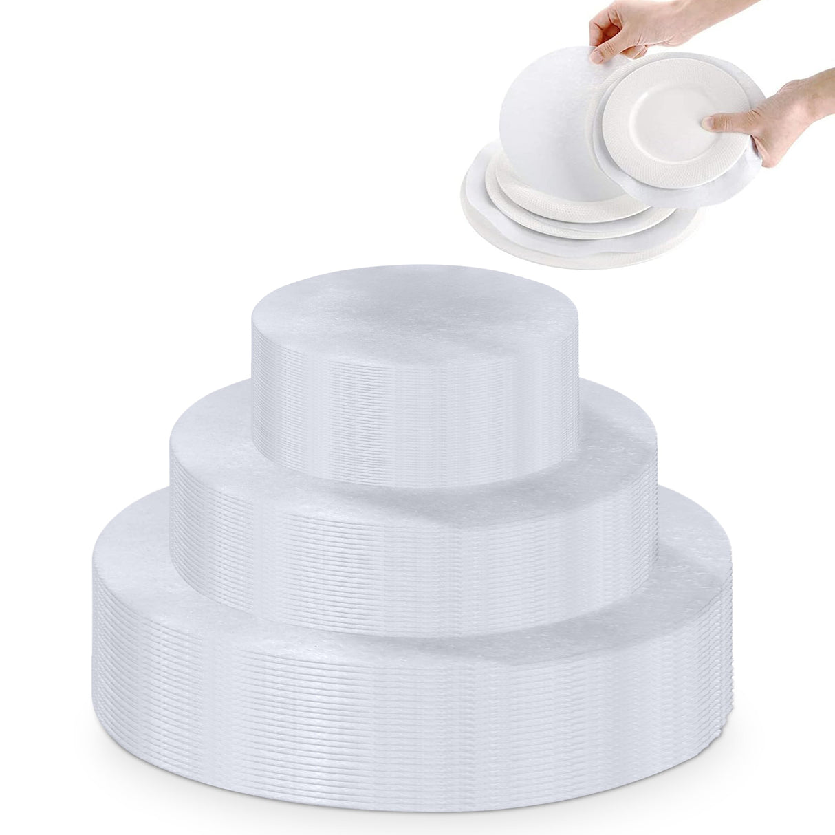 Felt Dish & Plate Protection Dividers 48-Piece Set