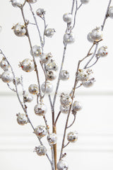 30” Mini Pomegranate Glitter - Platinum