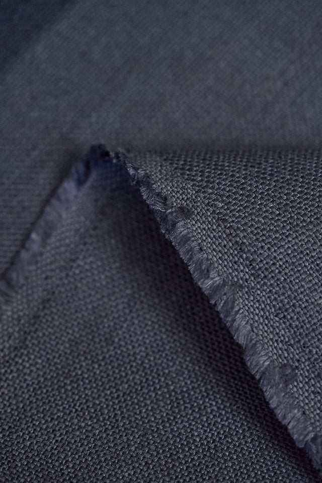 Pure Linen Upholstery Fabric Granite