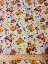 Quilting Cotton Playful Pups by Susan Winget