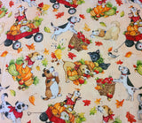 Quilting Cotton Playful Pups by Susan Winget