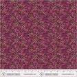 Cotton Print Plum Flowerbed Midnight Blooms Fabric