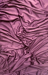 Stretch Lining Polyester Fabric - Plum, Matte Soft, 60" Width (1 Yard)