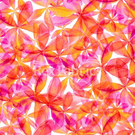 Plumeria Nylon Spandex Fabric - Black/White, Blue/White, Pink/White Floral Print, 58/60" Width (1 Yard)
