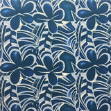 Plumeria Flower Polyester Fabric - Floral Print, 60" Width (1 Yard)