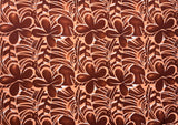 Plumeria Flower Polyester Fabric - Floral Print, 60" Width (1 Yard)