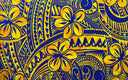 Polyester Sarong Plumeria Flower 70" x 43"