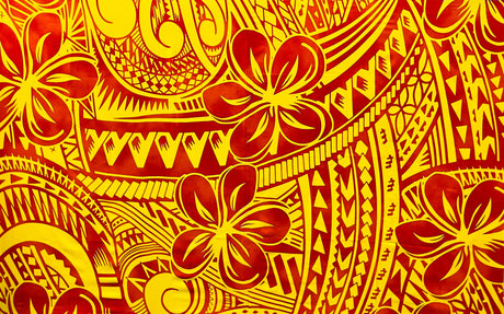 Polyester Sarong Plumeria Flower 70" x 43"