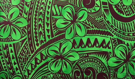 Plumeria Flower Polyester Fabric - Floral Print, 70" L x 43" W (1 Sarong)