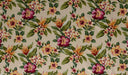 Cotton Print Plumeria Hibiscus Banana Leaf Fabric
