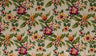 Plumeria Hibiscus Banana Leaf 100 Percent Cotton Fabric - Black, Beige Tropical Floral Print, 56"-58" Width (1 Yard)