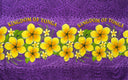 Rayon Sarong Fabric Plumeria Kingdom of Tonga
