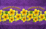 Rayon Sarong Fabric Plumeria Kingdom of Tonga