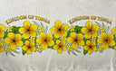 Rayon Sarong Fabric Plumeria Kingdom of Tonga