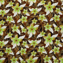 Rayon Fabric Plumeria Palm Print