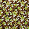 Rayon Fabric Plumeria Palm Print