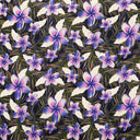 Rayon Fabric Plumeria Palm Print