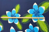 Plumeria Polyester Fabric - Hot Pink Plumeria Flower Print, 67" L X 44" W (1 Piece)